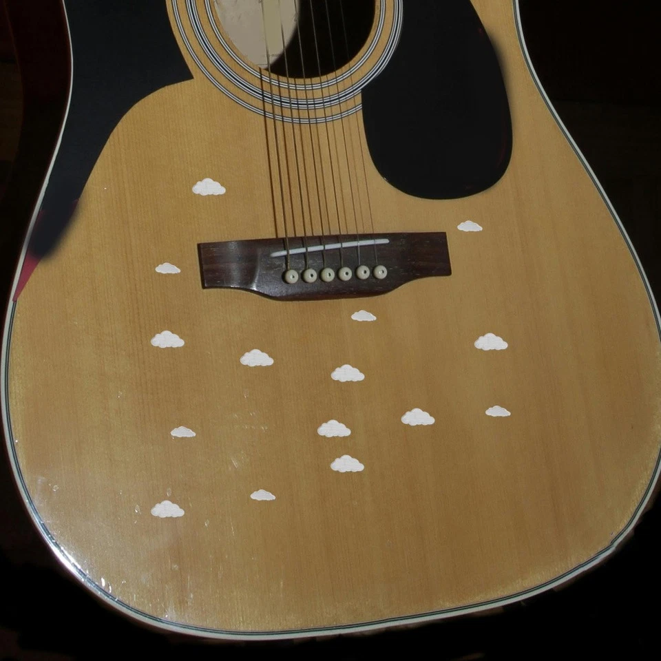 Stickers Pour Guitare Electrique Autocollants Instruments De Musique - Photo 2/4