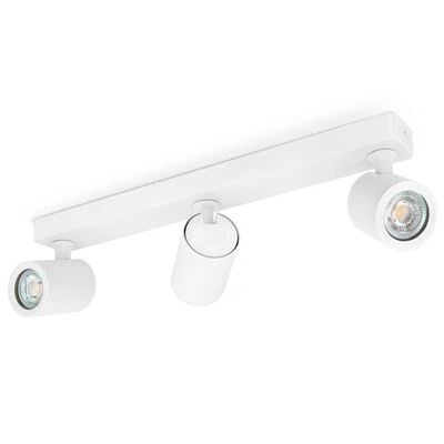 TENJO Deckenleuchte 3 flammig schwenkbar & drehbar mit GU10 LED 6W neutralweiß - Bild 1 von 4