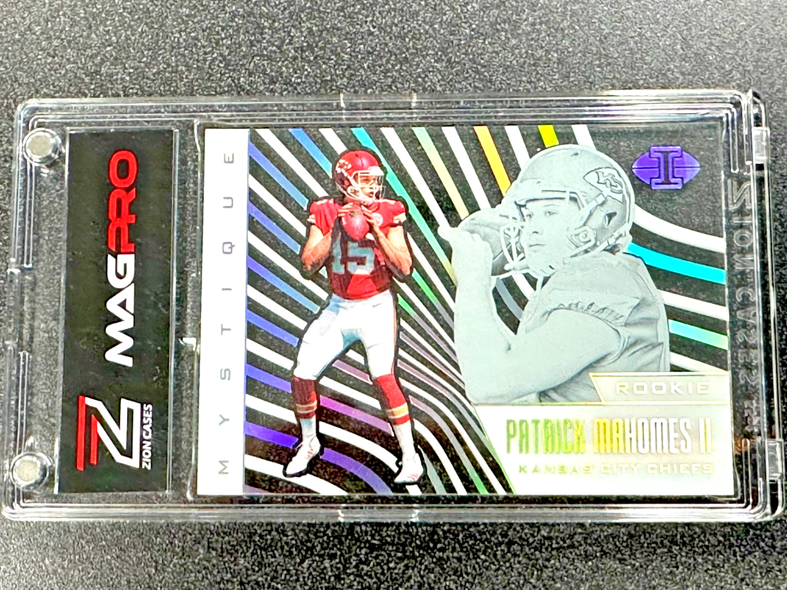 2017 Panini Illusions Patrick Mahomes II Mystique Rookie Prizm RC SSP