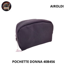 Pochette Donna Unisex Tecnofibre, Nero, 40B456  Airoldi