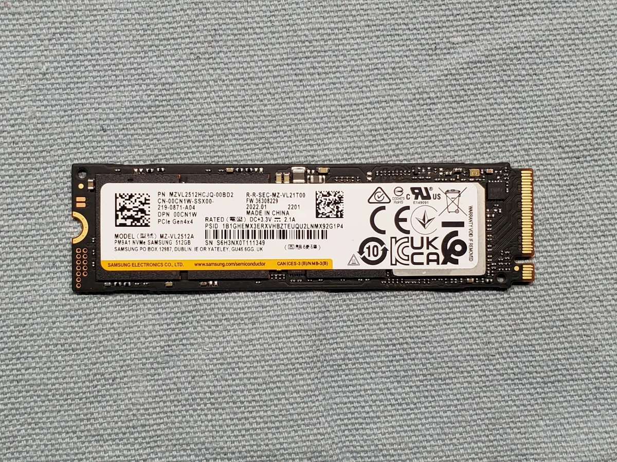 S4_SAMSUNG NVMe 512GB ジャンク Amazon.com: Samsung PM981 Polaris 512GB M.2 NGFF PCIe Gen3 x4