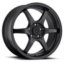 4 New 16x7 Konig Backbone Matte Black 4x100 Et40 Wheel Rim