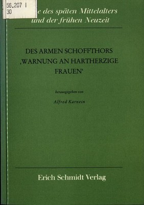 Des armen Schoffthors Warnung an hartherzige Frauen (Andreas Capellanus : ''De Am