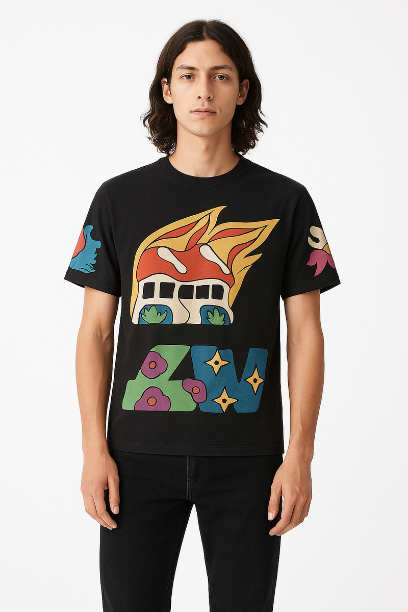 Louis Vuitton T-Shirt CA36929 VCCM09 Black Cotton Japan Market