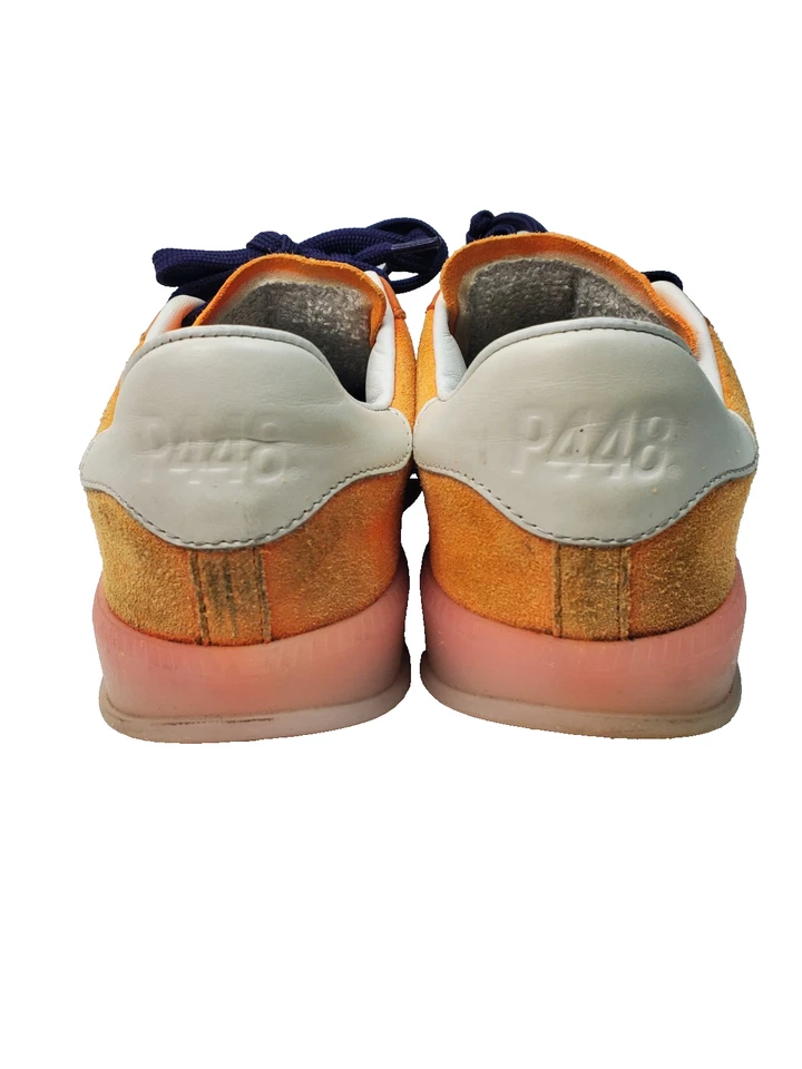 P448 Orange Suede Women's Sneakers Shoes Size 37 US 6.5 You Can Surf Later - Image 4 of 4