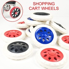 Carrello Spesa Ricambio e Ruote di Ricambio Borse Doppio Asse Raccordi 6,3 Pollici