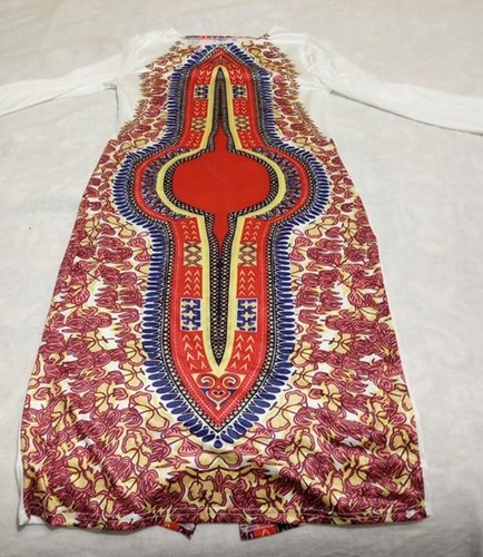 African Dashiki Midi Dress Soft, Comfortable and Super Stretchy Midi Dress - Picture 5 of 12