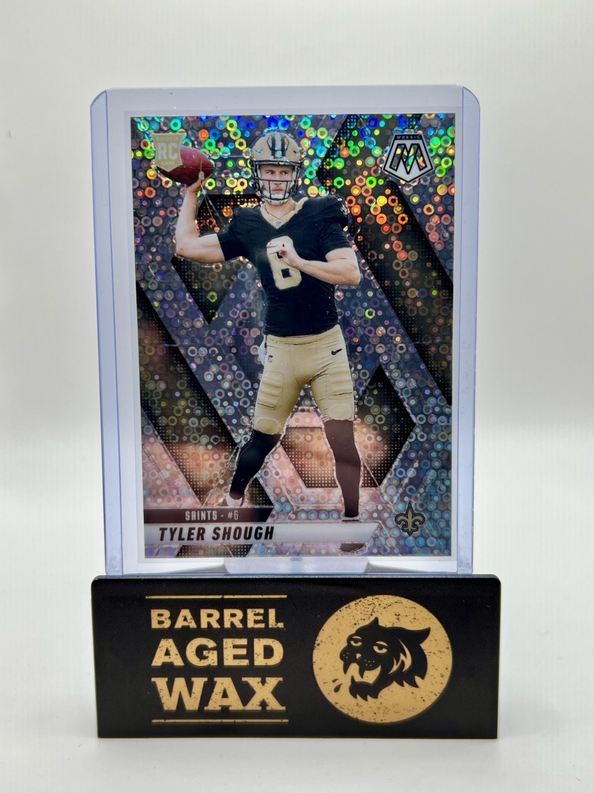 2025 Panini Mosaic Tyler Shough -No Huddle Disco (RC) #312 SP