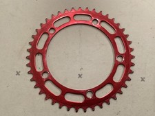 Plato Takagi Rojo 43T Old School Piñón BMX 130 bastante bonito envío gratuito