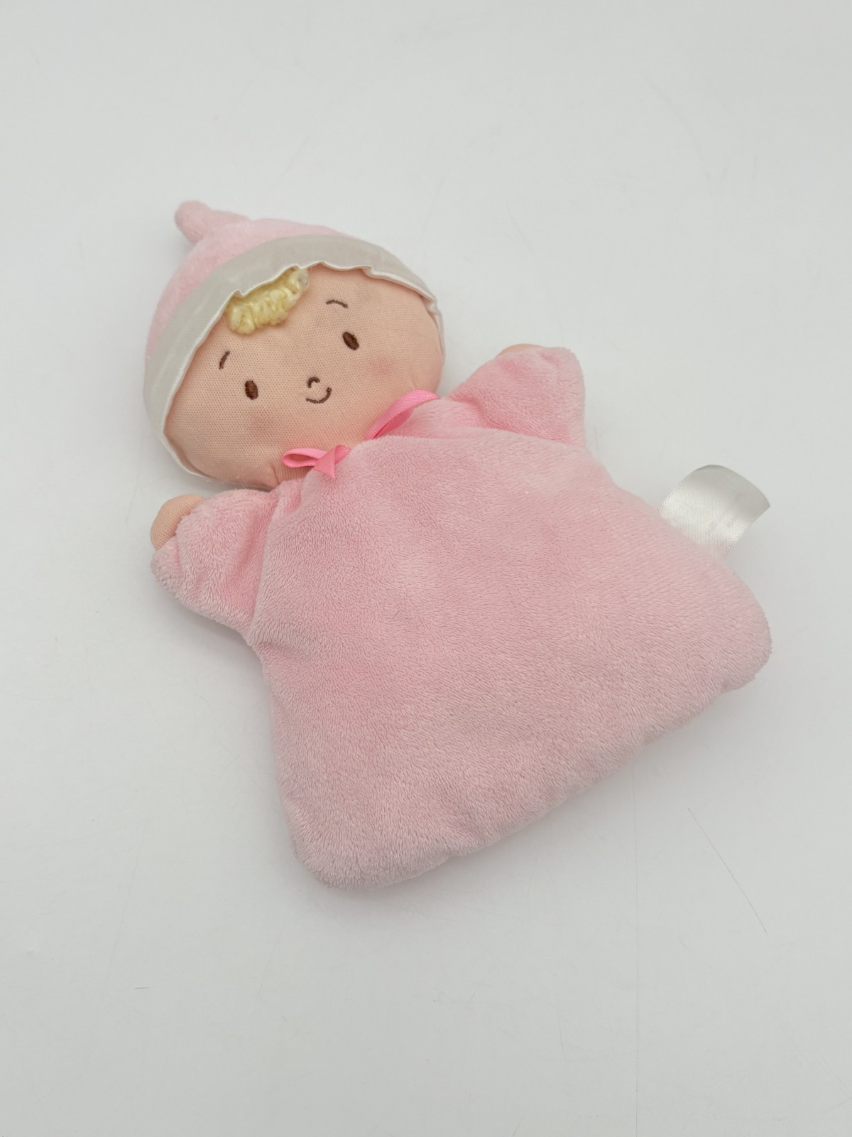 Baby GUND New Arrival Doll Plush Pink Baby Blonde Bow Ribbon