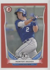 2014 Bowman Draft Top Prospects Red /5 Hunter Dozier #TP-46