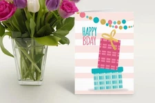 Stonehouse Collection Greeting Birthday Birthday Gift Pink Cardstock Stonehouse