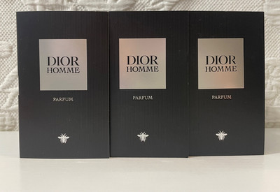 3x DIOR HOMME Parfum Men PARFUM Spray Sample 3 Pc X .03 oz, 1 ml each