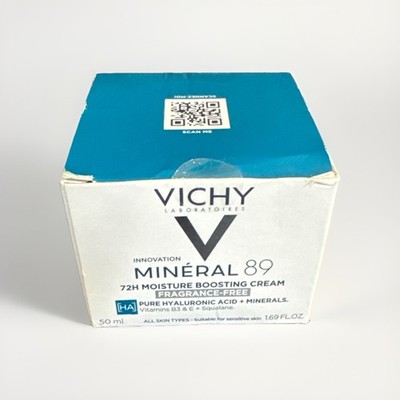 Vichy Mineral 89 72H Moisture Boosting Cream Vitamin B3 & E 1.69oz Exp: 02/2026