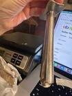Vintage Sterling Handle Stainless Steel Carving Fork Art Deco Style — photo 4