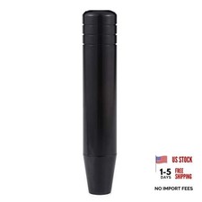 7 Polished Aluminum Car Gear Stick Lever Shift Long Handle Weighted Black 7 Polished Aluminum Car Gear Stick Lever Shift Long Handle Weighted Black