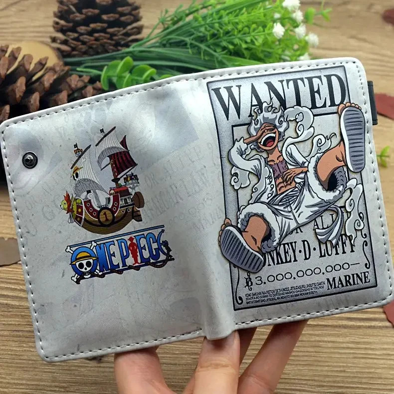 Cartera plegable Luffy Gear 5 de una pieza