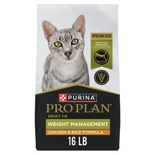 Purina Pro Plan Weight Management Chicken and Rice Adult Formula Dry Cat Food