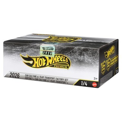 Hot Wheels 2026 Premium Car Culture Team Transport Factory Set 1/4 NEW