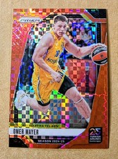 2024-25 Panini Prizm EuroLeague Omer Mayer #55 Red Power 15/75 Purdue Tel Aviv 