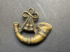 WWI British Light Infantry Bugle Pin Oxfordshire Buckinghamshire Badge