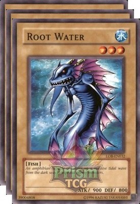 X3 Playset Wurzelwasser LOB-DE032 Yugioh