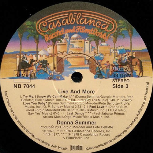 Donna Summer - Live And More (VINYL) - Picture 9 of 11