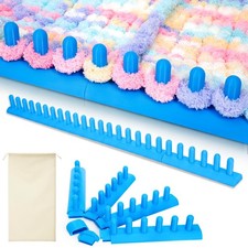 44" Chunky Blanket Loom, Loom for Chunky Yarn, Detachable Portable Design H...