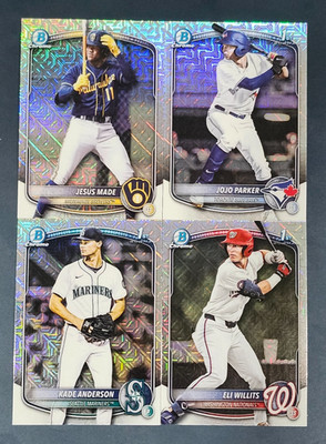 2025 Bowman Draft Chrome Mega Box MOJO REFRACTORS You Pick - 2 Card Minimum