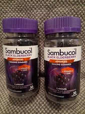 2 Ct )Sambucol Black Elder Berry With Vitamin...