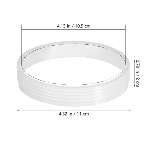 5 Pcs Hole Cup Ring Office Putting Green Protector White Protective Rings - Picture 11 of 11