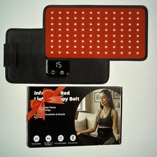 Red Light Therapy Belt 660nm  850nm Infrared with Timer for Back/Waist