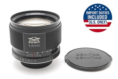 Very Rare【MINT】 Zenit MC Zenitar-1N 85mm F1.4 Nikon F Mount Lens From JAPAN