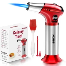 Kollea Creme Brulee Torch, Refillable Butane Torch Lighter, Kitchen Torch Foo...