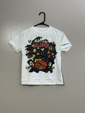 Kids Disney Walt Disney Word Happy Halloween Short Sleeve T-Shirt L 10/12 C92