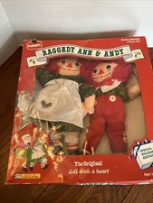 Vintage Raggedy Ann And Andy Special Holiday Edition Dolls From 1990