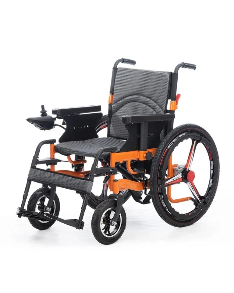 Leichter Faltbarer Elektrischer Rollstuhl , 12Ah Batterie, 20km Sitzbreite 50cm - Bild 3 von 4