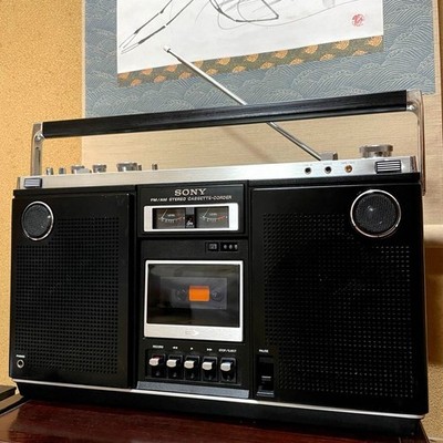 Sony CF-6500 ZILBA'P Vintage Boombox Radio Cassette Recorder Maintenanced Japan