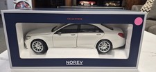 1/18 scale diecast 2018 MercedesBenz S-Class AMG Line  white metallic by Norev.