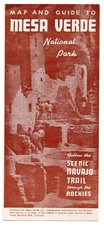Vintage - Mesa Verde National Park Pamphlet - XL4K