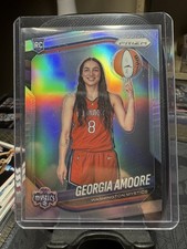 Georgia Amoore 2025 Panini WNBA Prizm Silver Rookie Variation RC #140 Mystics