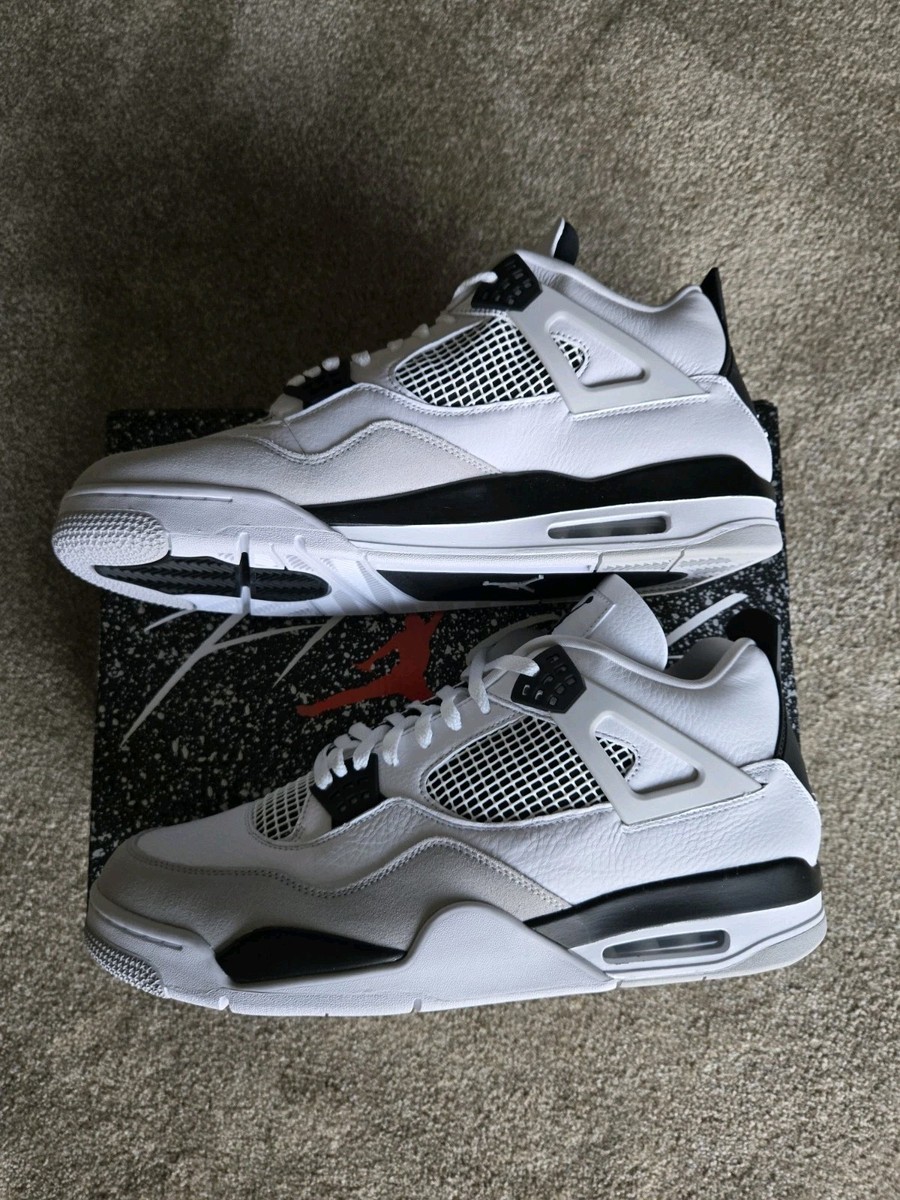 Air Jordan 4 Retro Military Black White Neutral Grey DH6927-111