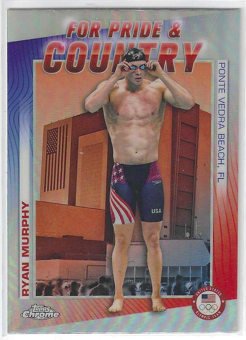 2024 Topps Chrome U.S. Olympics & Paralympic Hopefuls #PC-15 Ryan Murphy
