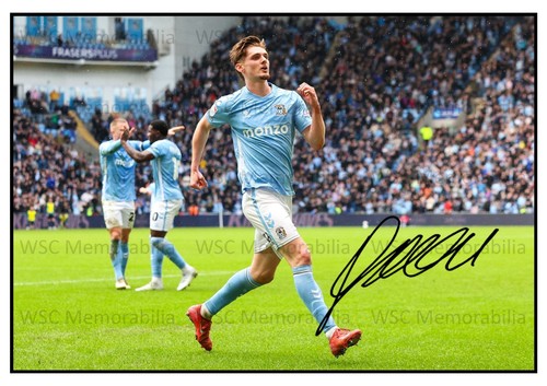 12246. Jack Rudoni Signed Pictures (A4 Prints) Coventry Huddersfield Wimbledon