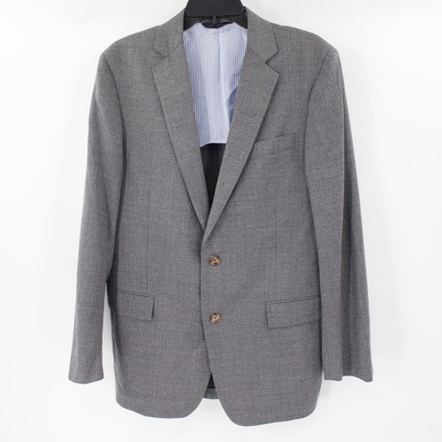 Brooks Brothers Sport Coat Men 40R Reda Regent Wool unstructured Gray half lined - Picture 2 of 17