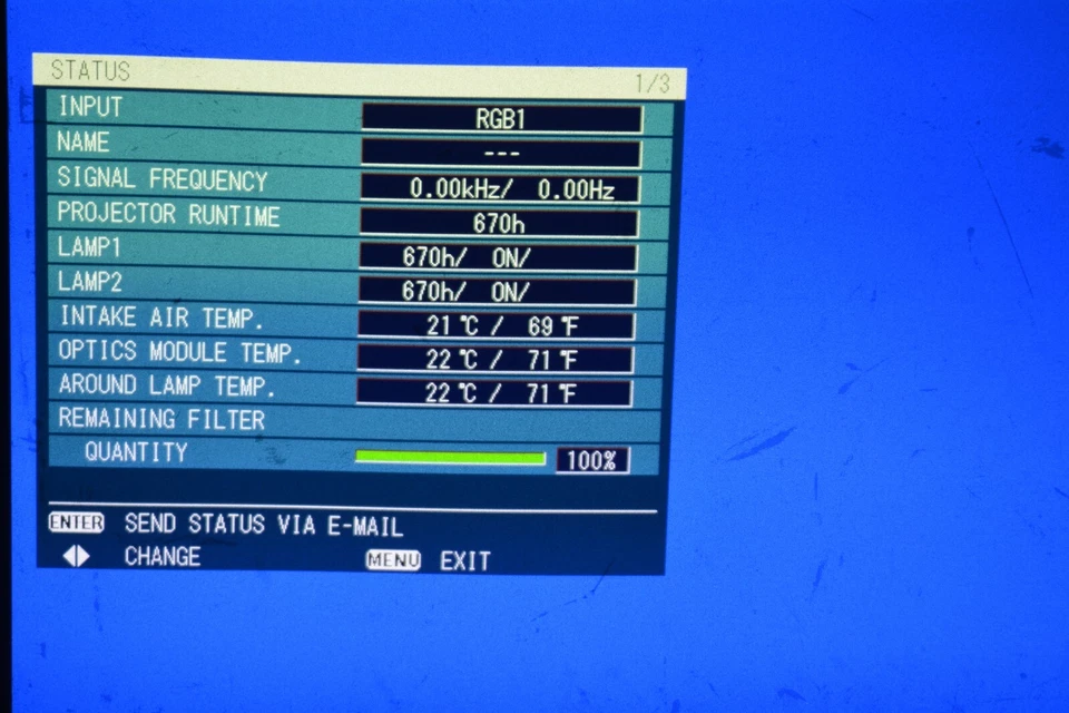 ^ Panasonic PT-D6000ULS XGA 6500 Lumens DLP Large Venue Projector (No Lens) - Image 3 of 4