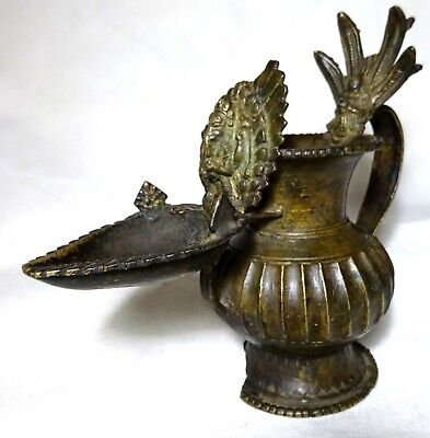 Buy Sukunda Oil Lamp Antique 17th/18th C Bronze Nepal Tibet Ganesha Damaged-