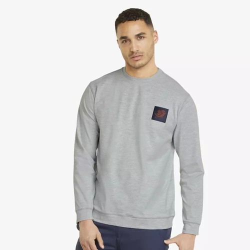 Maglione PUMA Cloudspun Uomo XL Grigio Erica Love Golf Girocollo Elasticizzato Felpa - Foto 2 di 17