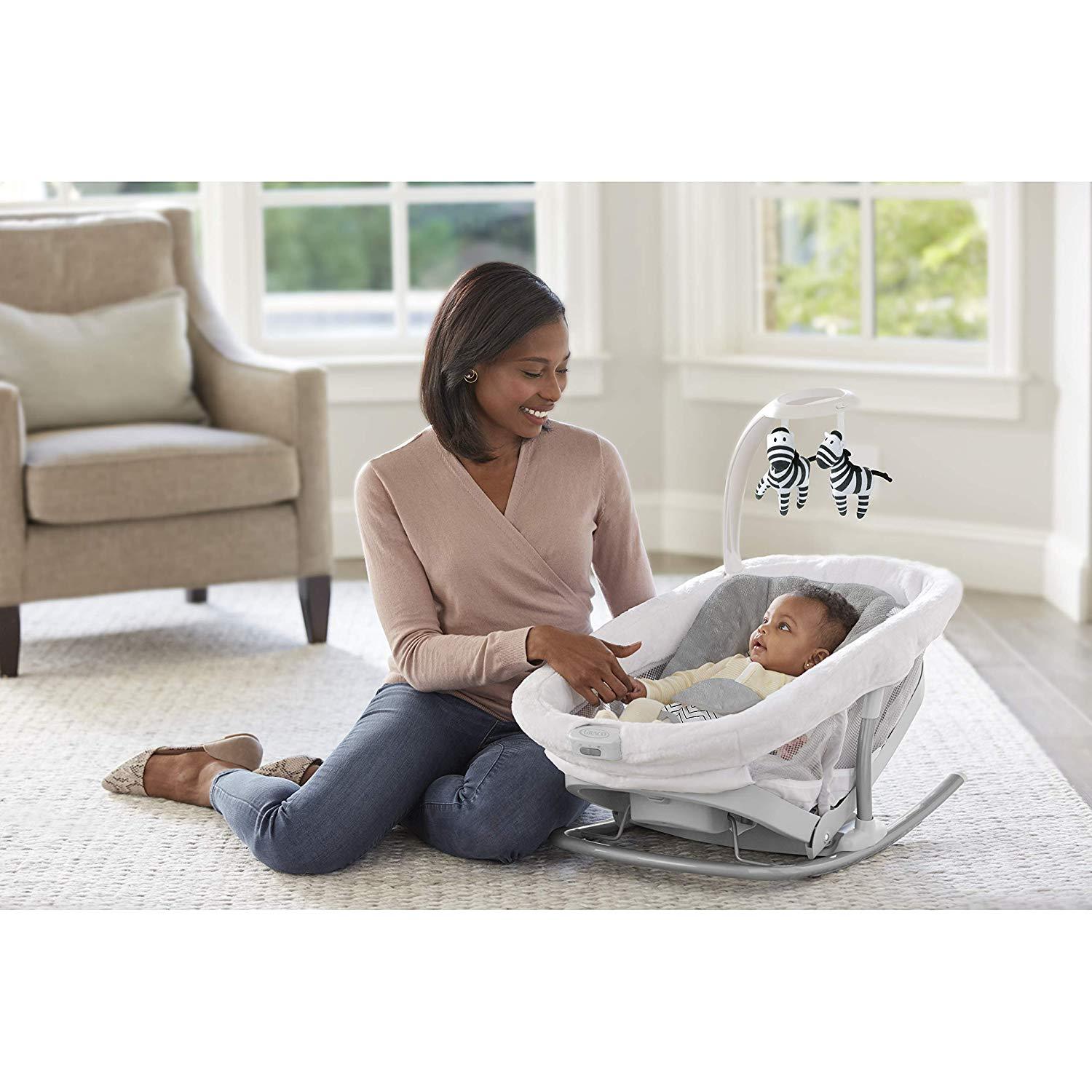graco duet glide lx gliding swing with portable sleeper