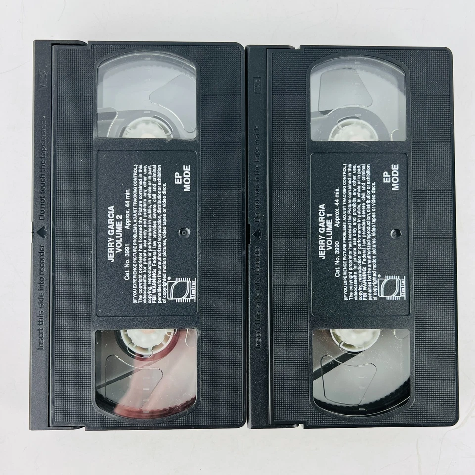 Grateful to Garcia VHS Video 2 Tape Set Jerry Garcia & The Grateful Dead - Image 3 of 4